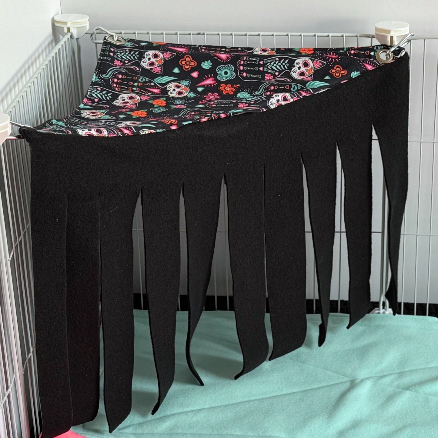 Curious Catrina Corner Fleece Forest