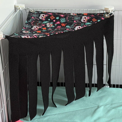 Curious Catrina Corner Fleece Forest