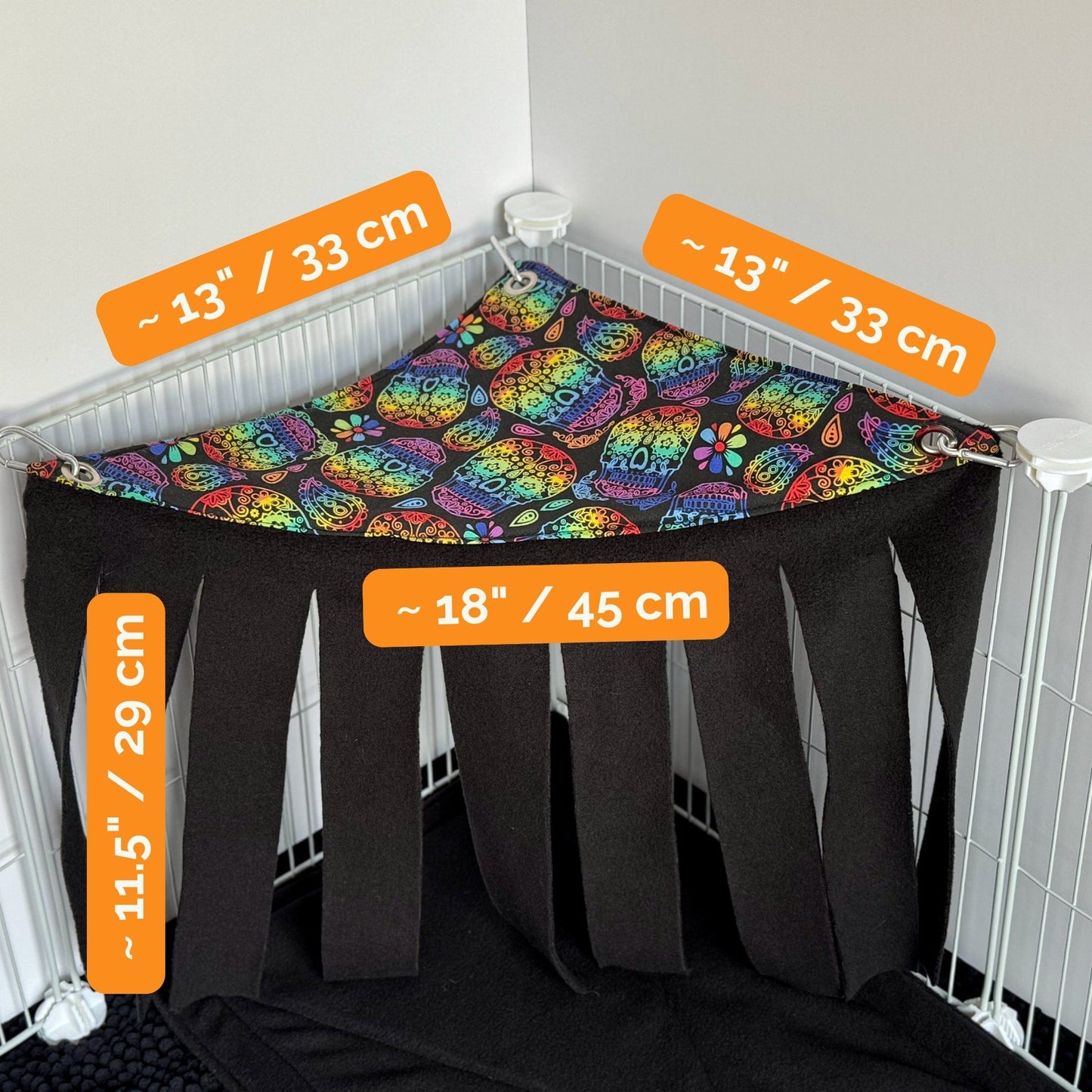 Frightful Fiesta Corner Fleece Forest