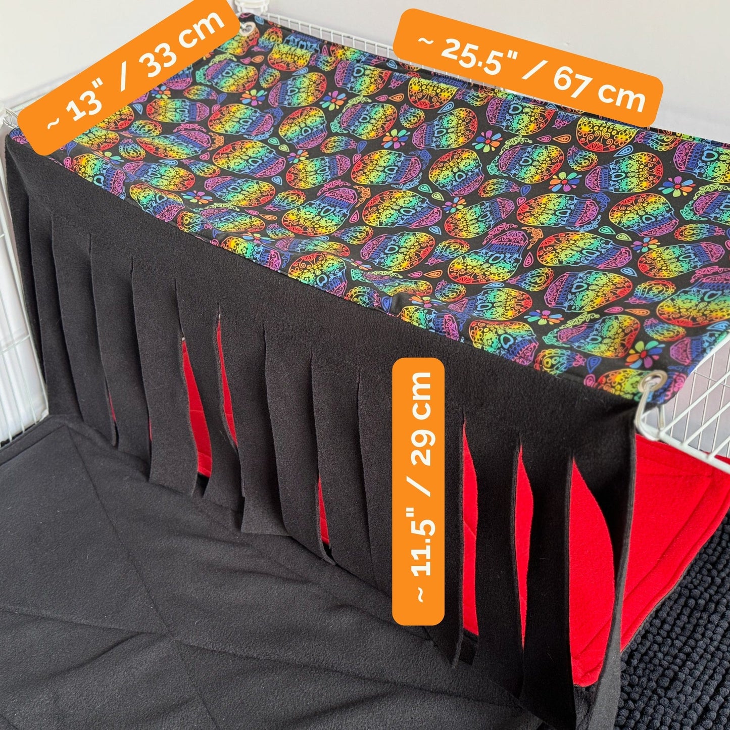 Frightful Fiesta Large 2x1 Fleece Forest | Create a magical space your piggies won’t want to leave