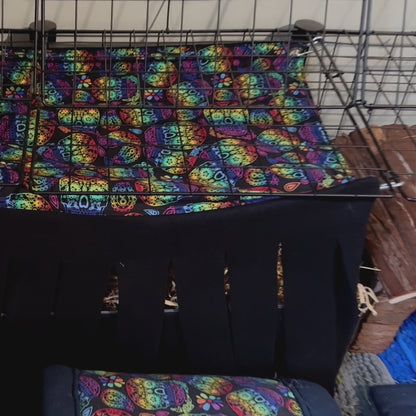 Frightful Fiesta Large 2x1 Fleece Forest | Create a magical space your piggies won’t want to leave